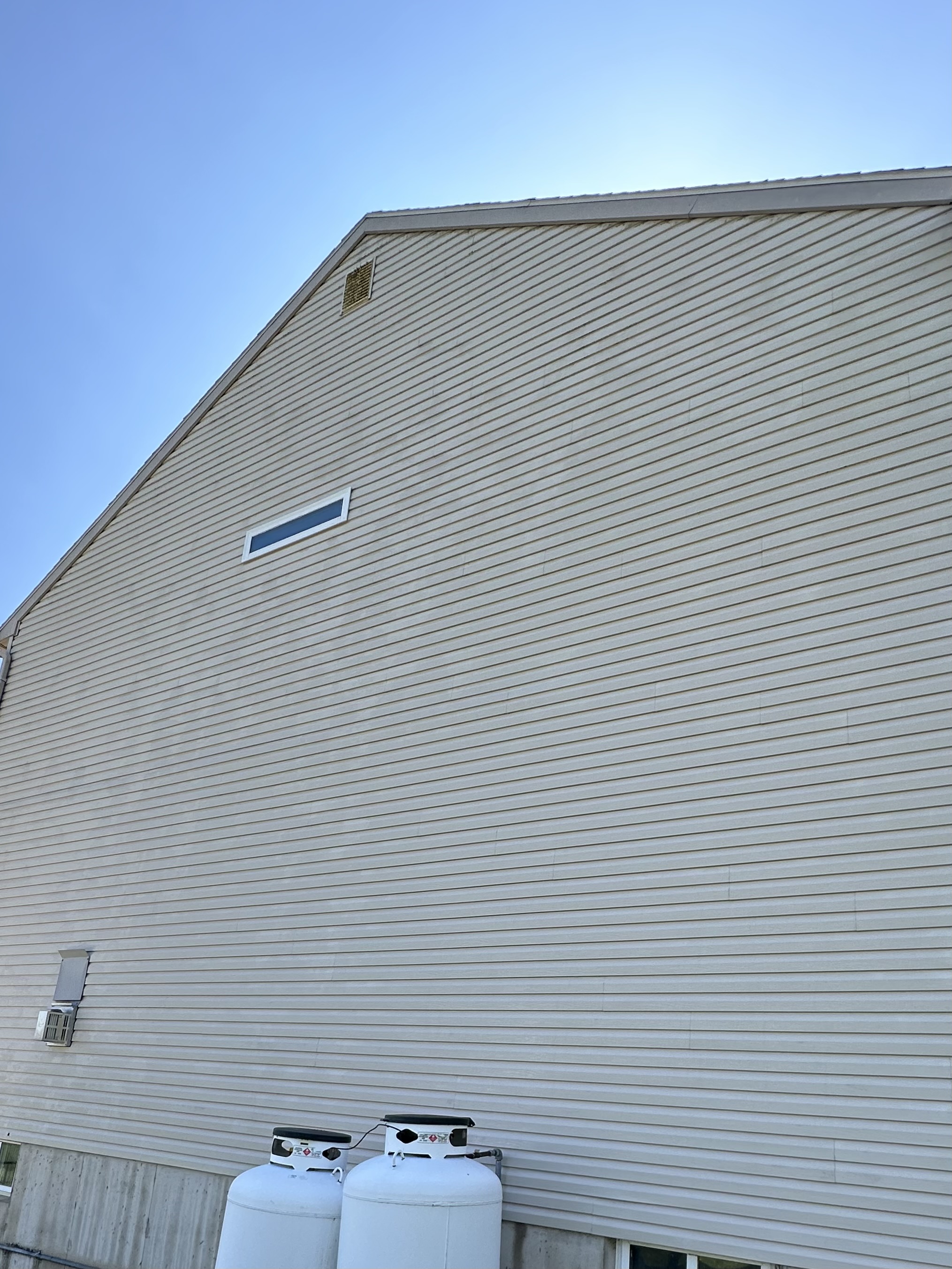 House after power washing